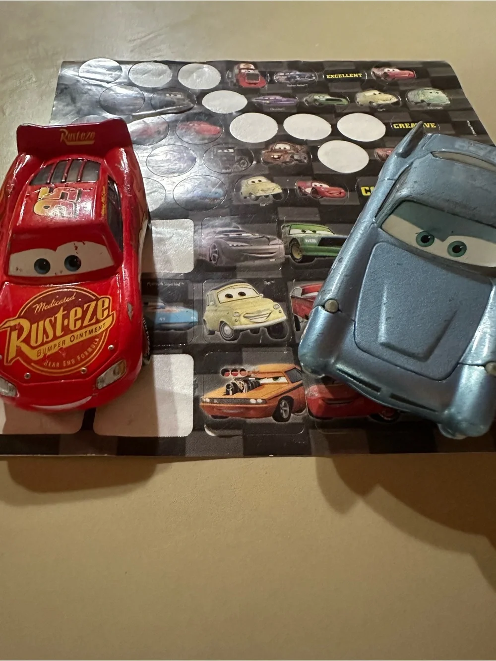 Disney/Pixar CARS Lightning McQueen & Finn McMissle